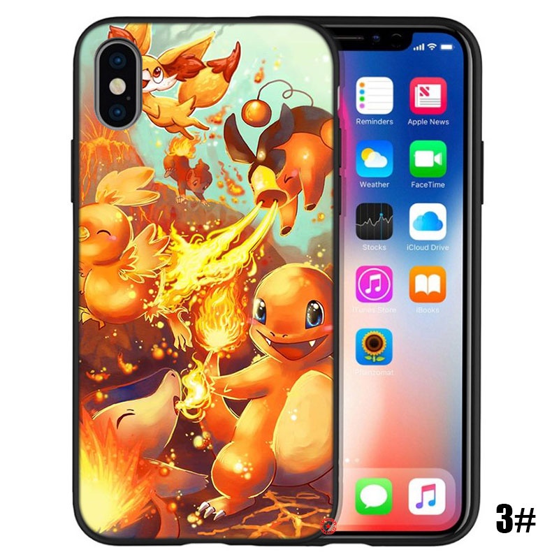 Ốp Điện Thoại Họa Tiết Pokemon Cho iPhone SE XR 5 5s 6 6s 7 8 Plus 11 Pro Max RR36