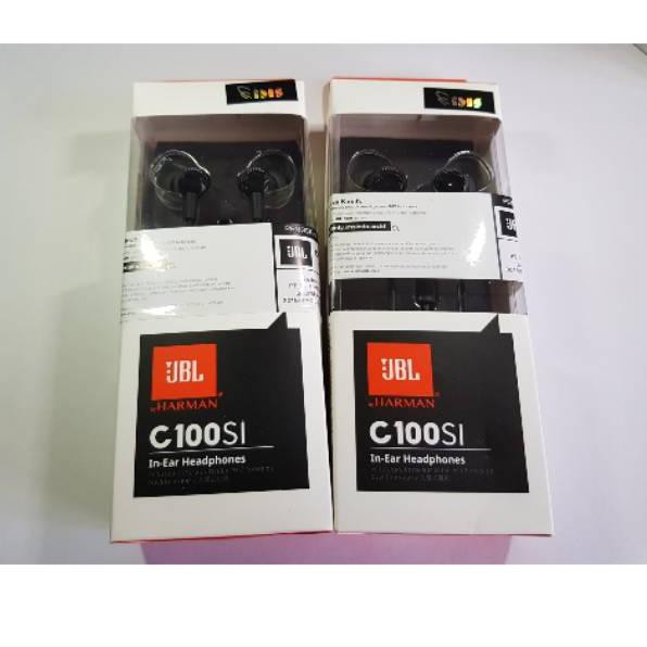 Tai Nghe Nhét Tai Jbl C100Si Chính Hãng / Jbl C100Si Có Micro Âm Thanh Stereo Sống Động