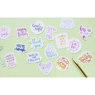 Hình dán Sticker chữ STK009