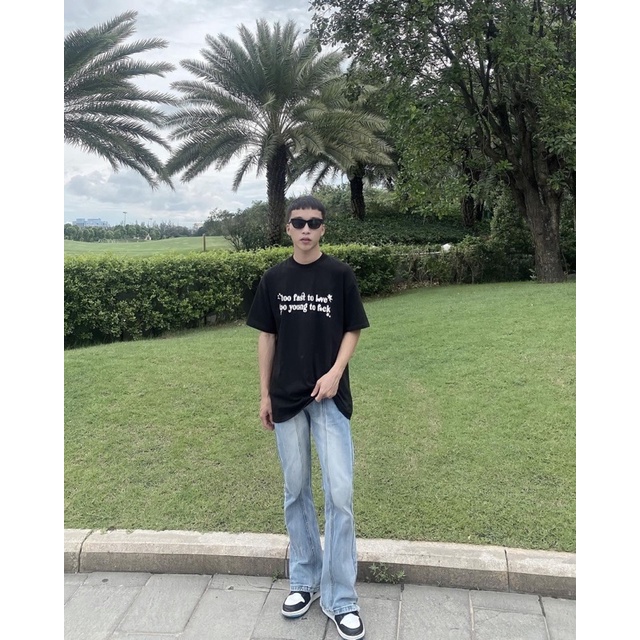 Áo thun oversized LOVE & F⭐️CK / GALLERY AND GARMENT