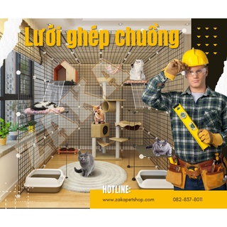 Lưới ghép chuồng CC cage - Lưới quây chuồng thú cưng 35x35cm (Nhớ đọc hướng dẫn)