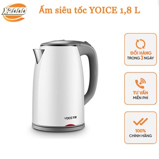 Ấm siêu tốc, Bình đun nước siêu tốc YOICE 1,8L cách điện, cách nhiệt, an toàn sử dụng công suất 1500W