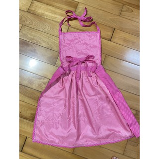 TẠP DỀ VẢI CHẤM BI 2 LỚP ( Hong va xanh)