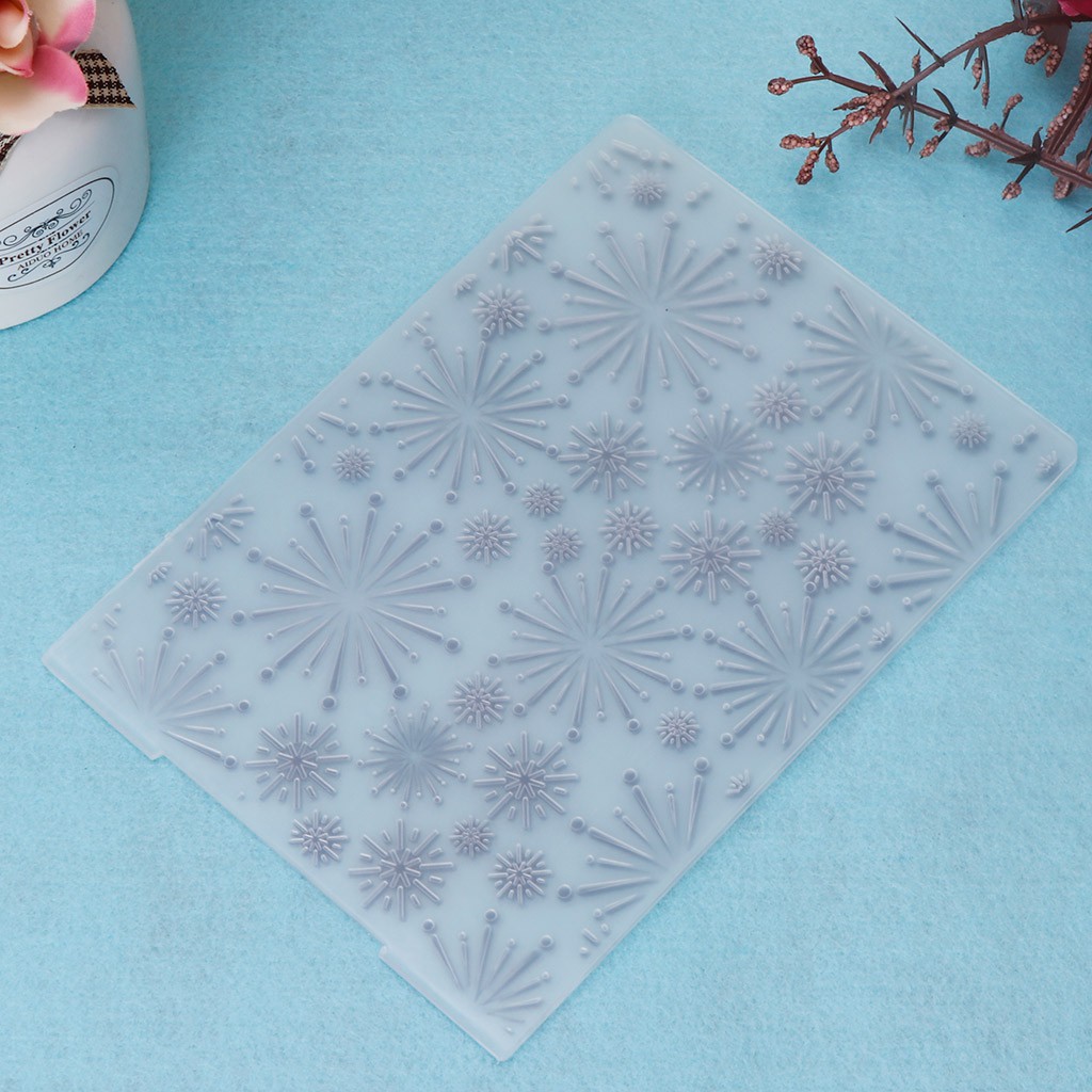Embossing Diy Scrapbook Photo Album Card Paper Craft Christmas Snowflake