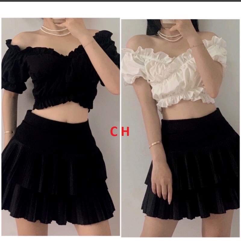 [HOT HÈ 2023, TẶNG QUÀ XINH] CHÂN VÁY BÈO 2 TẦNG NĐ TRẺ TRUNG CÁ TÍNH TEENS FASHION