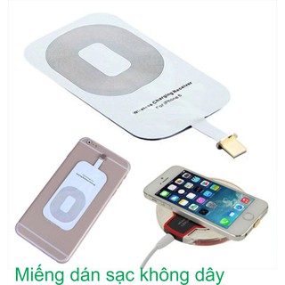 MIẾNG DÁN SẠC KHÔNG DÂY SẠC TỪ CỔNG MIRO ANDROID