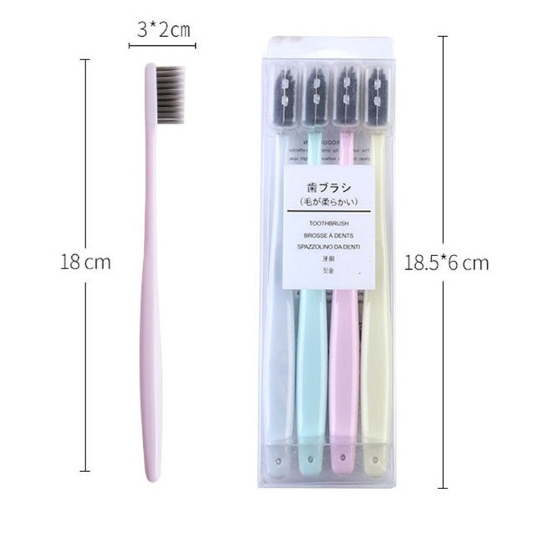 Set 4 bàn chải mềm mịn