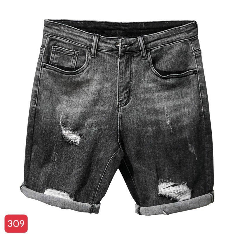 Quần Short Jean Nam ❤️FREESHIP❤️Quần Đùi Nam Chất Bò co giãn cao cấp họa tiết vẩy sơn in chữ đẹp Tô Tồ Shop - QSJNM209 | BigBuy360 - bigbuy360.vn