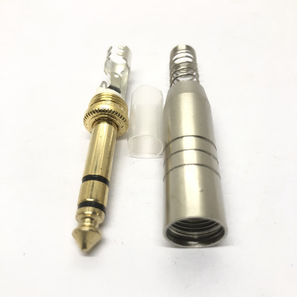 Jack 6mm dương hàn dây Stereo loại tốt (2 vạch) - Điện Việt