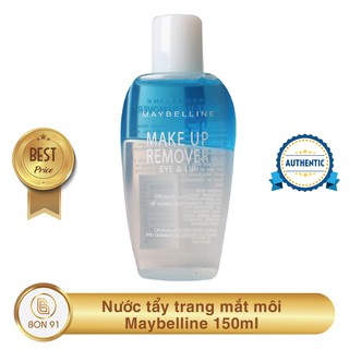 Nước tẩy trang mắt môi Maybelline 150ml