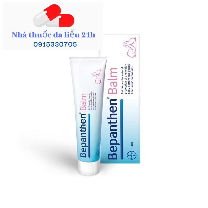 Kem chống hăm cho bé Bepanthen Balm ngừa hăm tã dưỡng ẩm bảo vệ da hết mẩn ngứa Tub 30g - Nhà Thuốc Da Liễu 24h
