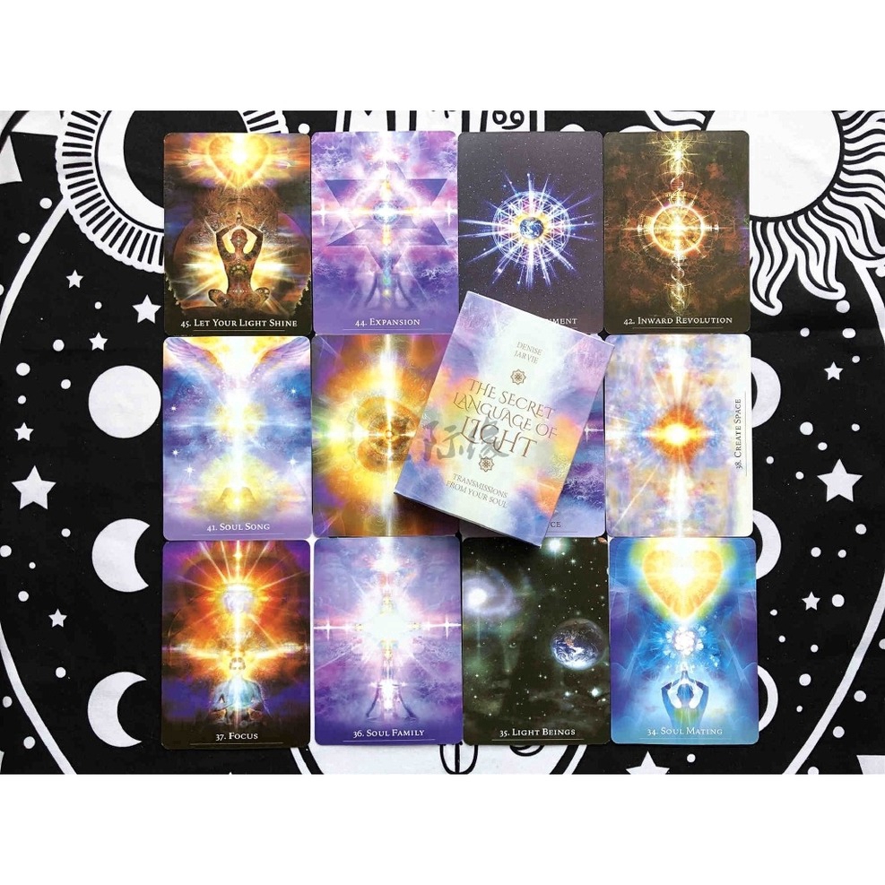 Bộ bài The Secret Language of Light Oracle 45 lá độc đáo