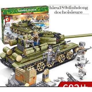Lắp ráp xếp hình Xe tank 101038