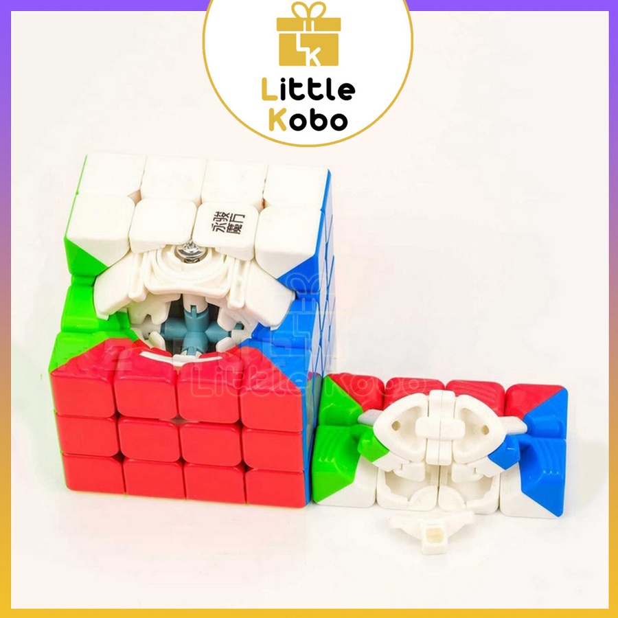 Rubik 4x4 Nam Châm YongJun YuSu V2 M Stickerless YJ V2M Rubic 4 Tầng Đồ Chơi Trí Tuệ