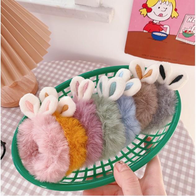 1 Buộc Tóc Tai Thỏ Dễ Thương Cho Bé Gái