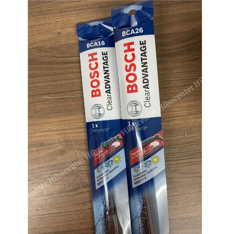 Gạt Mưa Cao Su BOSCH Clear Advantage - Móc Chữ U - Xương Mềm - Đủ Size | Chuyên Dành Cho Xe Châu Á