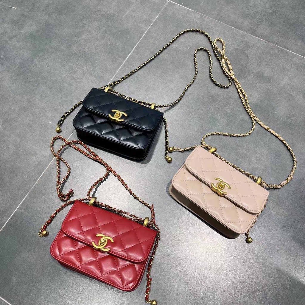 5/16-20# Chanel Túi Đeo Chéo Chất Liệu Da Cao Cấp Thời Trang