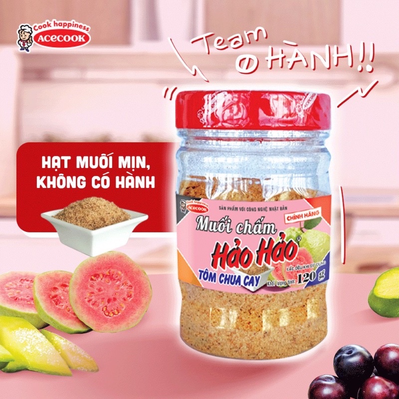 Muối chấm Hảo Hảo tôm chua cay 120g