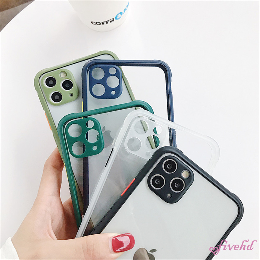 🌈Ready Stock🎁 Ốp điện thoại Acrylic mềm trong suốt màu tương phản cho Samsung A21s A71 A51 A41 A31 A11 A50s A30s A20s A10s A50 A10 | BigBuy360 - bigbuy360.vn