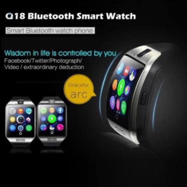 Đồng Hồ Thông Minh Dg Q18 Kết Nối Bluetooth Hỗ Trợ Thẻ Sim Tf Cho Ios Android