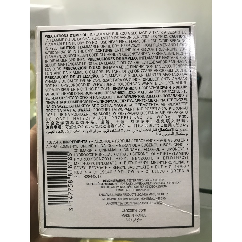 ✵Treng✵ Nước Hoa Nữ Chính Hãng Lancome Treso EDP Test 5ml/10ml/20ml | BigBuy360 - bigbuy360.vn