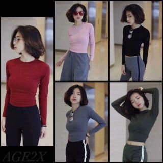 Áo Croptop Body Tay Dài #AGE2X