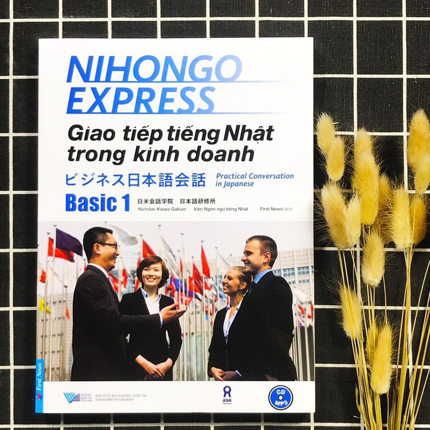 Sách - Combo Giáo trình giao tiếp tiếng Nhật trong kinh doanh Nihongo Express Bijinesu Nihongo Kaiwa Tặng Kèm Sổ Tay