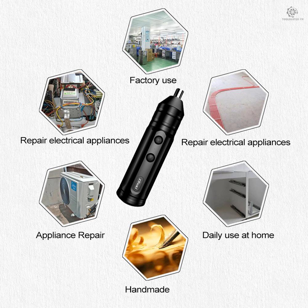 Bộ Tua Vít Điện Mini Không Dây Đa Năng Tiện Dụng