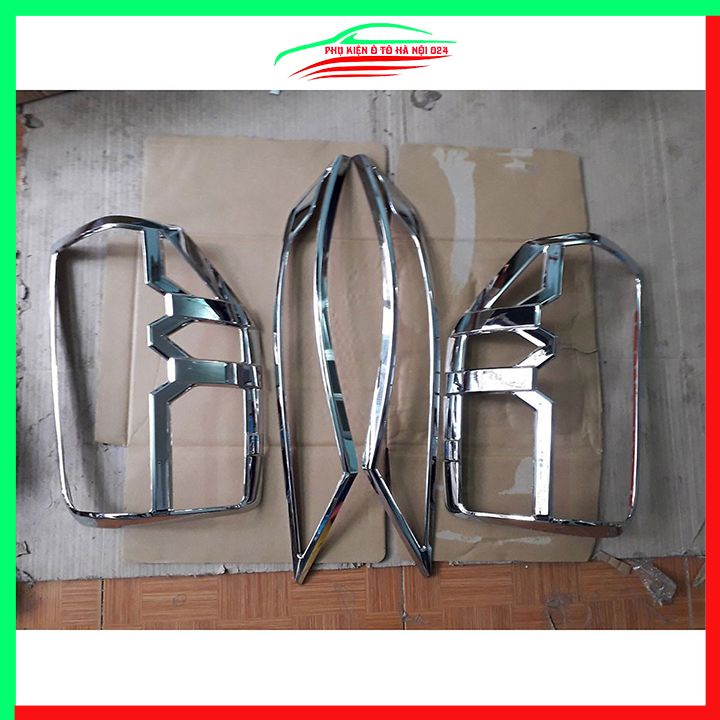 Ốp viền đèn pha hậu mạ crom Triton 2019-2020 chống trầy trang trí bảo vệ xe