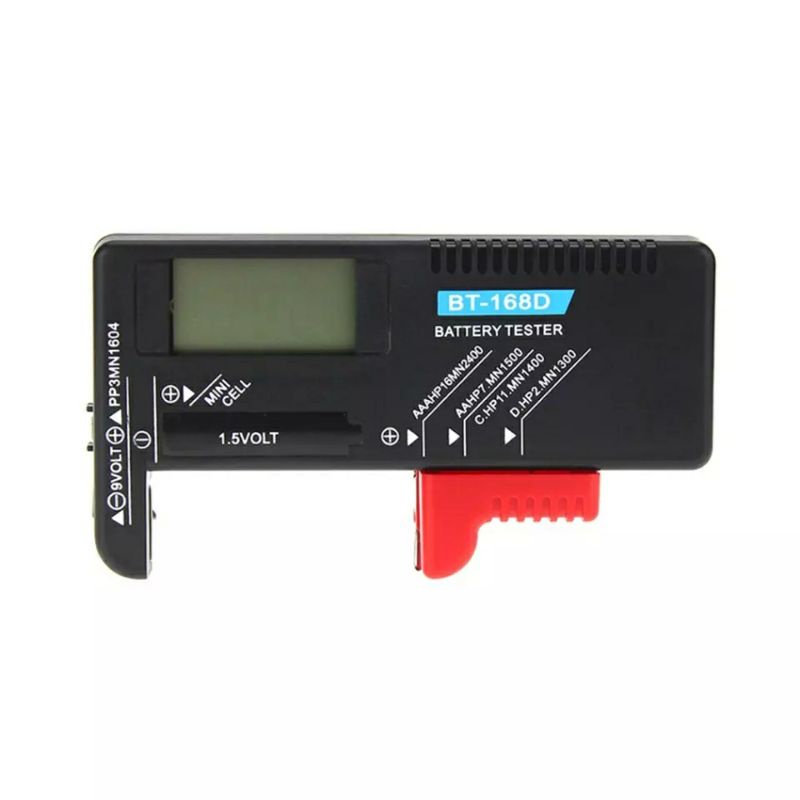 Máy đo dung lượng pin 1.5v - 9v, đo pin AA, AAA, pin cúc, pin 18650