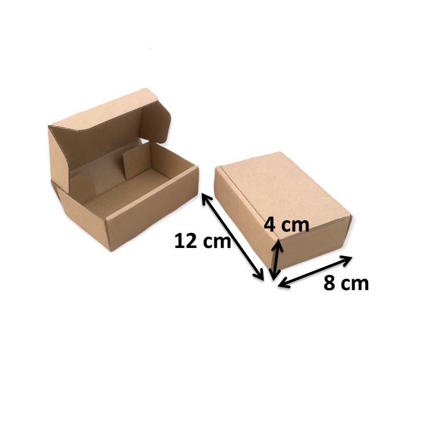 ECOBOX - combo 20 hộp carton nắp gài size 12x8x4