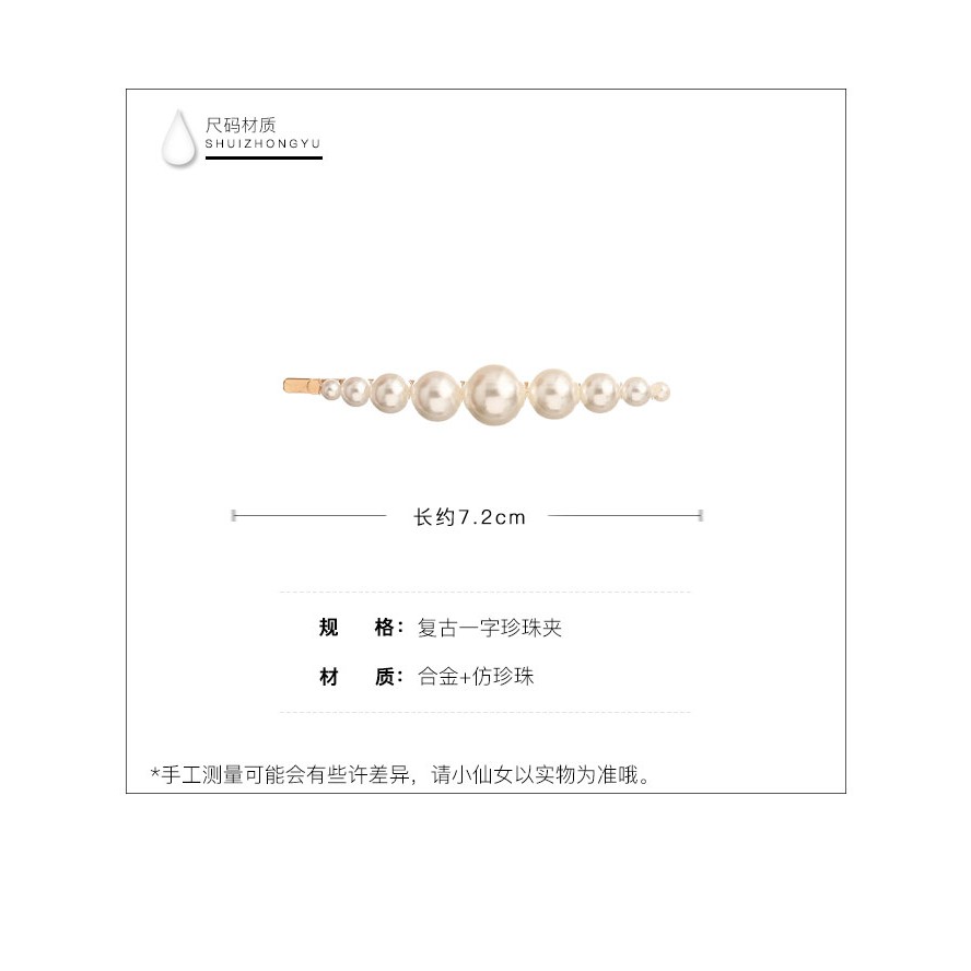 Kẹp Tóc Ngọc Trai Xinh Xắn Dành Cho Nữ