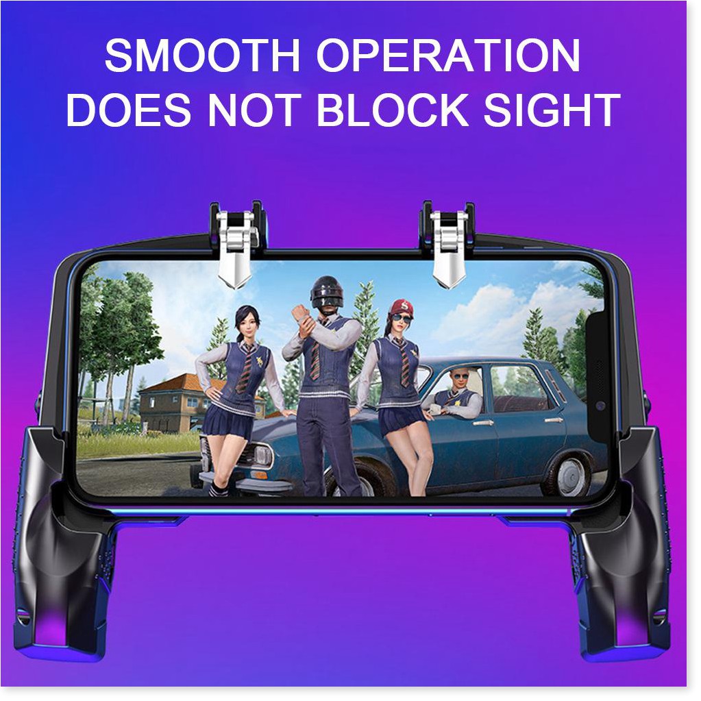 Tay cầm chơi game 4 ngón thiết bị kết nối hỗ trợ PUBG K21 Tay cầm không ồn nút bắn nhanh thượng hạng cho trò chơi PUBG R | BigBuy360 - bigbuy360.vn