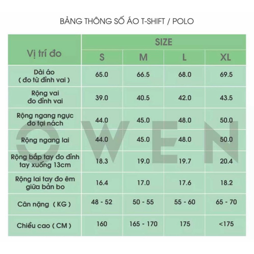 Áo thun cộc tay Owen TS80287 - Áo phông nam [Cam kết chính hãng]