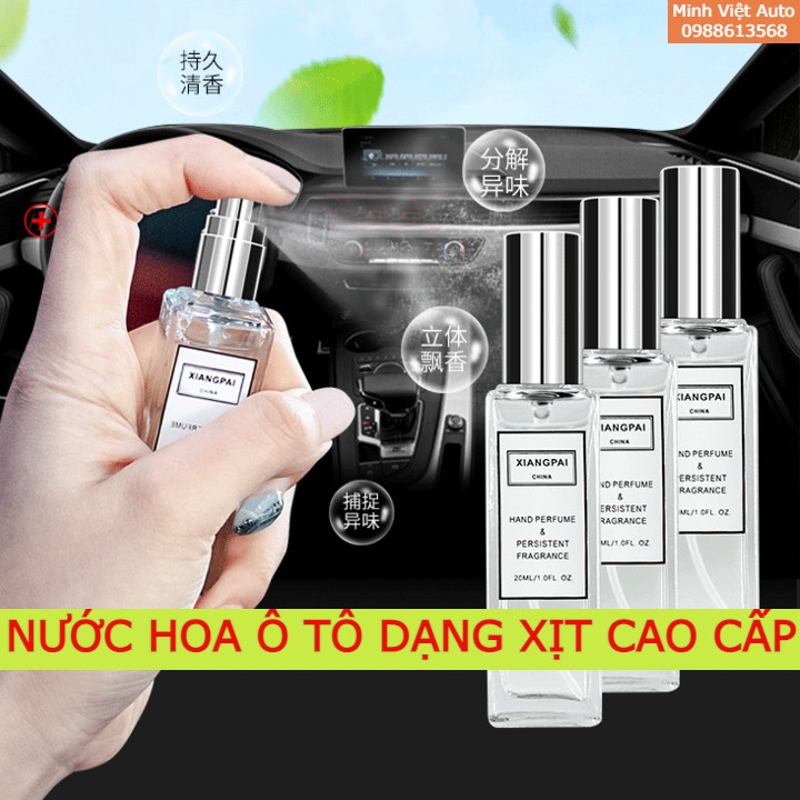 Nước hoa ô tô cao cấp , dạng xịt dung tích 20ML tinh dầu chiết xuất từ thiên nhiên