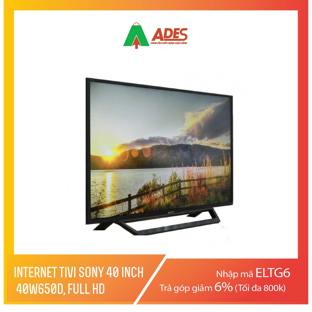 Internet Tivi Sony 40 inch 40W650D, Full HD