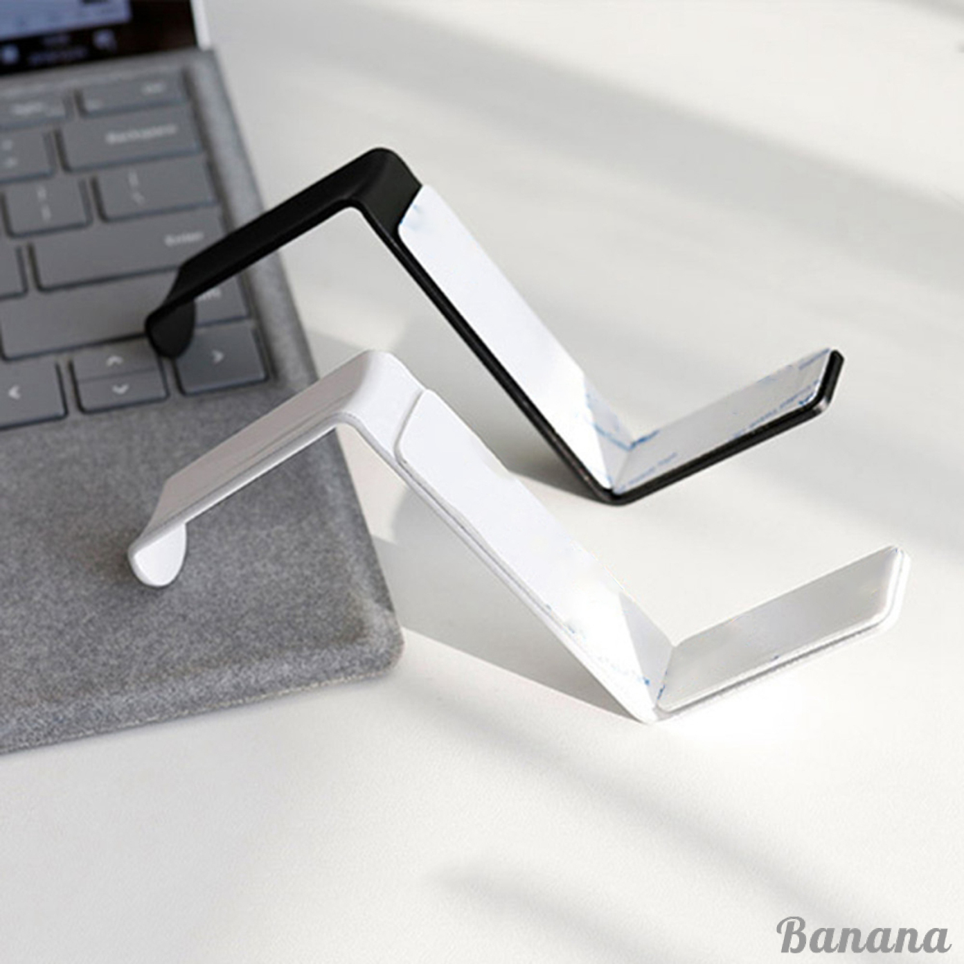 1pc Desktop Headphone Stand Clamp Hook Organizer Space Saving for Scratching Prevention
