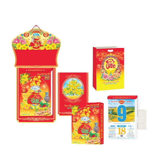 Lịch Bloc Đại Đặc Biệt Trọn Bộ 2023 (29 x 41 cm) - HT3 , HT4