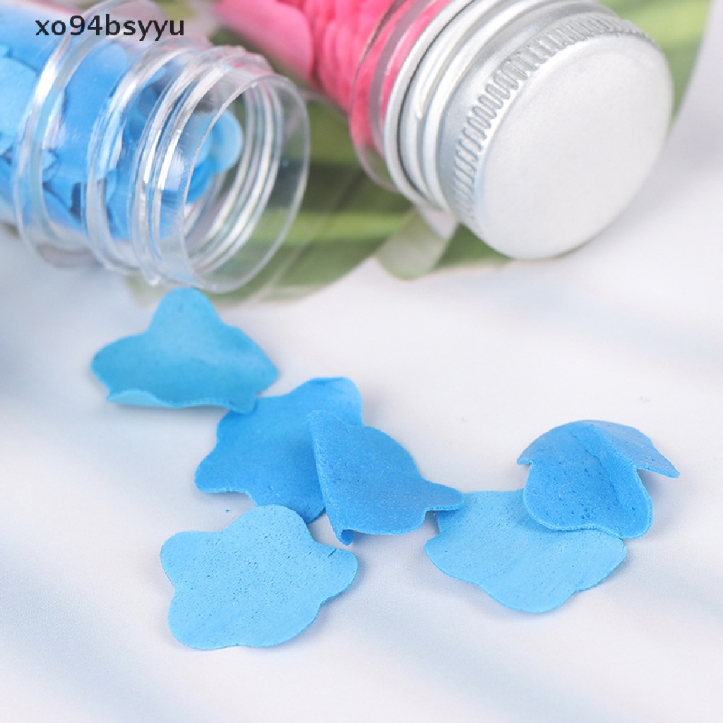 [Hàng mới về] Lọ xà phòng giấy rửa tay tắm rửa hình bông hoa nhỏ dành cho du lịch hoạt động ngoài trời