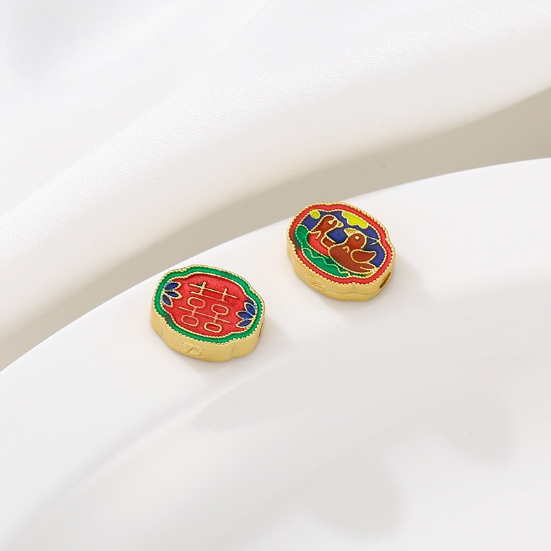 Bộ Hạt Cườm Hình Nhân Vật Jinbaofu Dùng Làm Trang Sức diy