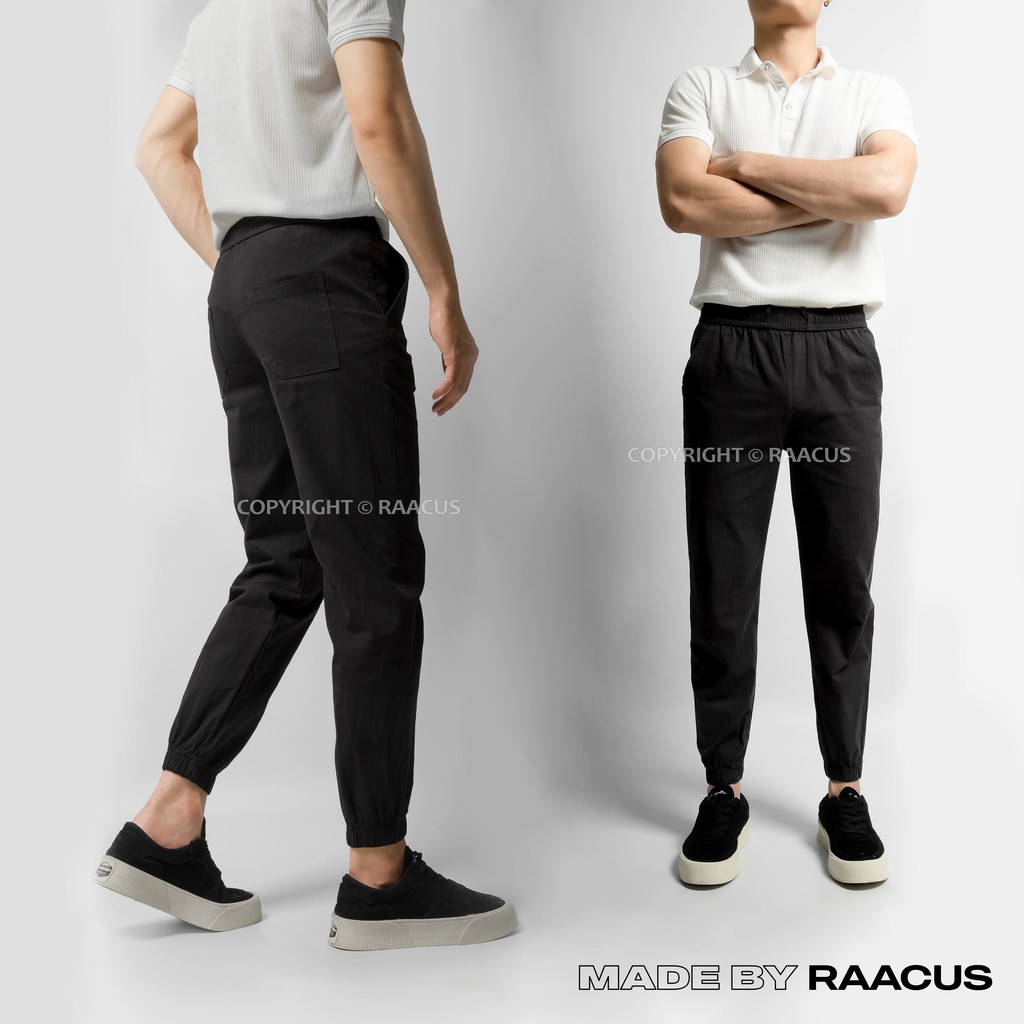 Quần jogger nam đũi Hàn Quốc dáng ôm RAACUSSTORE, quần đũi nam thể thao unisex thời trang- Q021