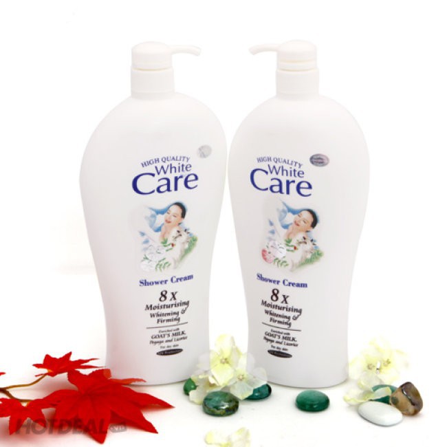 Sữa tắm dê White Care trắng mịn 1200ml - Sữa tắm Thái Lan chính hãng.