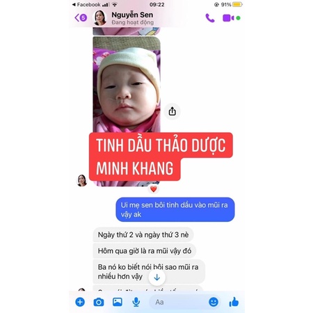 Tinh dầu bôi long đờm❤ FREESHIP❤ Tinh Dầu Thảo Dược Minh Khang, long đờm, hết ho, hết sổ mũi