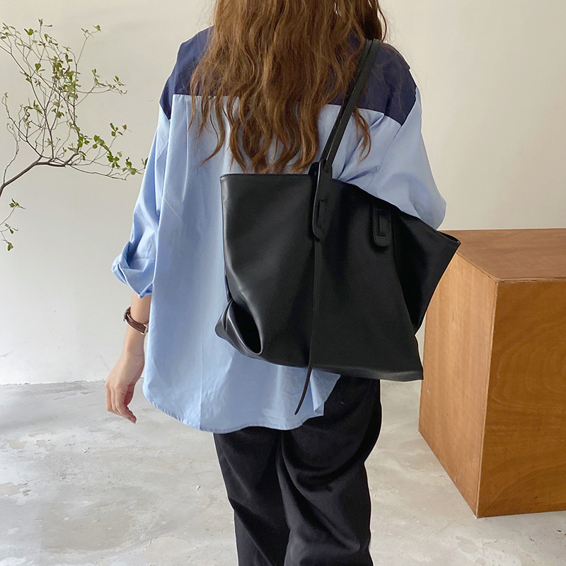 Túi đeo vai bằng da PU thời trang Hàn Quốc