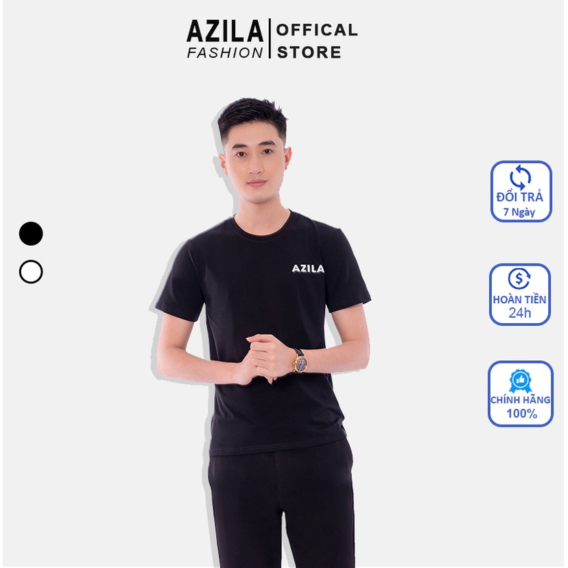 Áo thun Teddy bear Cổ tròn AZILA chất liệu cotton 100% co dãn 4c mểm mịn