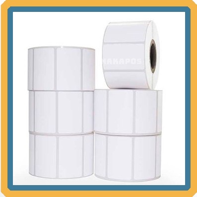 Giấy In Mã NAKAPOS Khổ 40x25mm Dạng Cuộn 900 Tem Dành Cho In Barcode, In Mã Vận Đơn