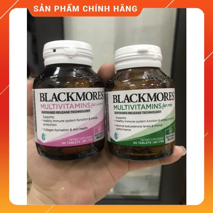 Vitamin tổng hợp nữ multivitamin Blackmores for women 60 viên Úc mẫu mới