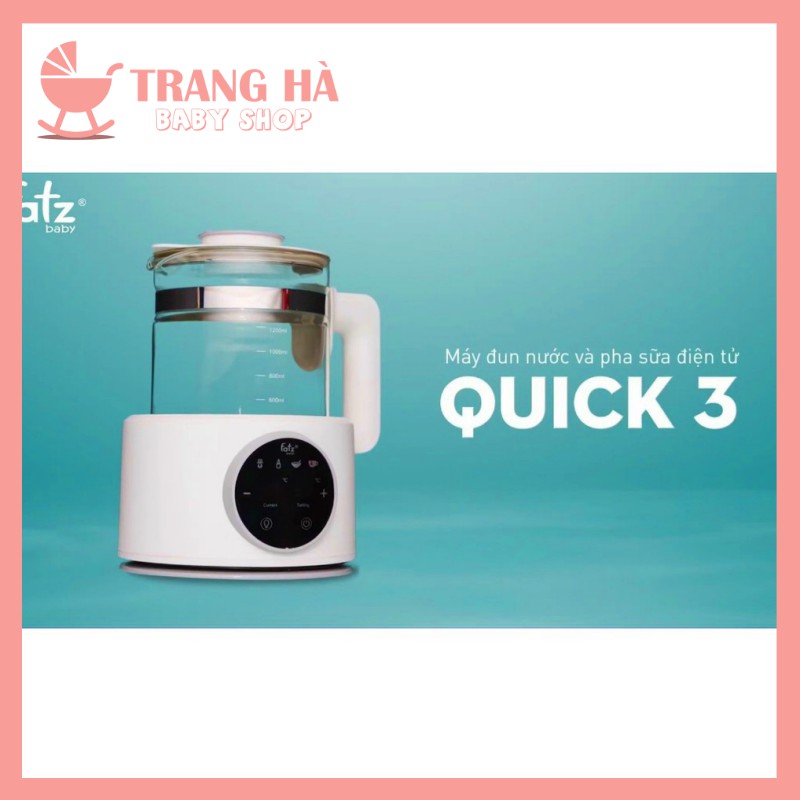 ️️𝑪𝑯𝑰́𝑵𝑯 𝑯𝑨̃𝑵𝑮️️MÁY ĐUN VÀ HÂM NƯỚC PHA SỮA ĐIỆN TỬ CHÍNH HÃNG FATZ BABY - QUICK 3 - FB3515CY