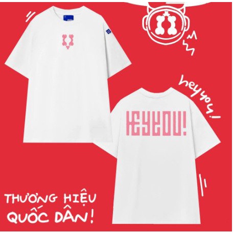 Áo thun HEYYOU BASIC chính hãng, form rộng siêu xinh