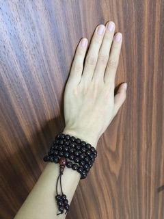 Tràng hạt gỗ trắc đỏ 6- 8 li